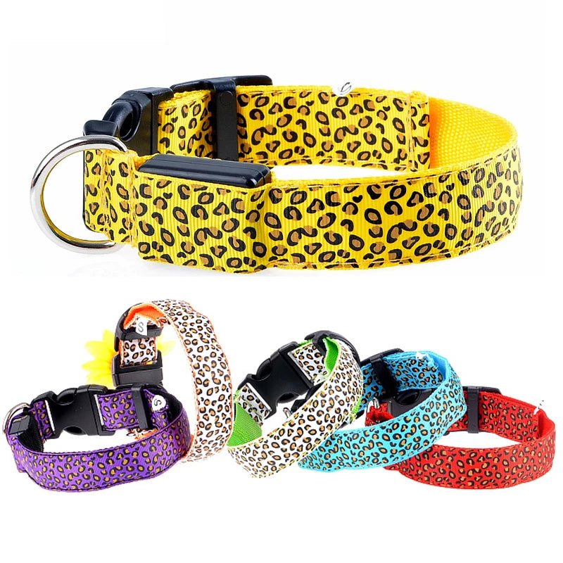 LED Nylon Dog Collar