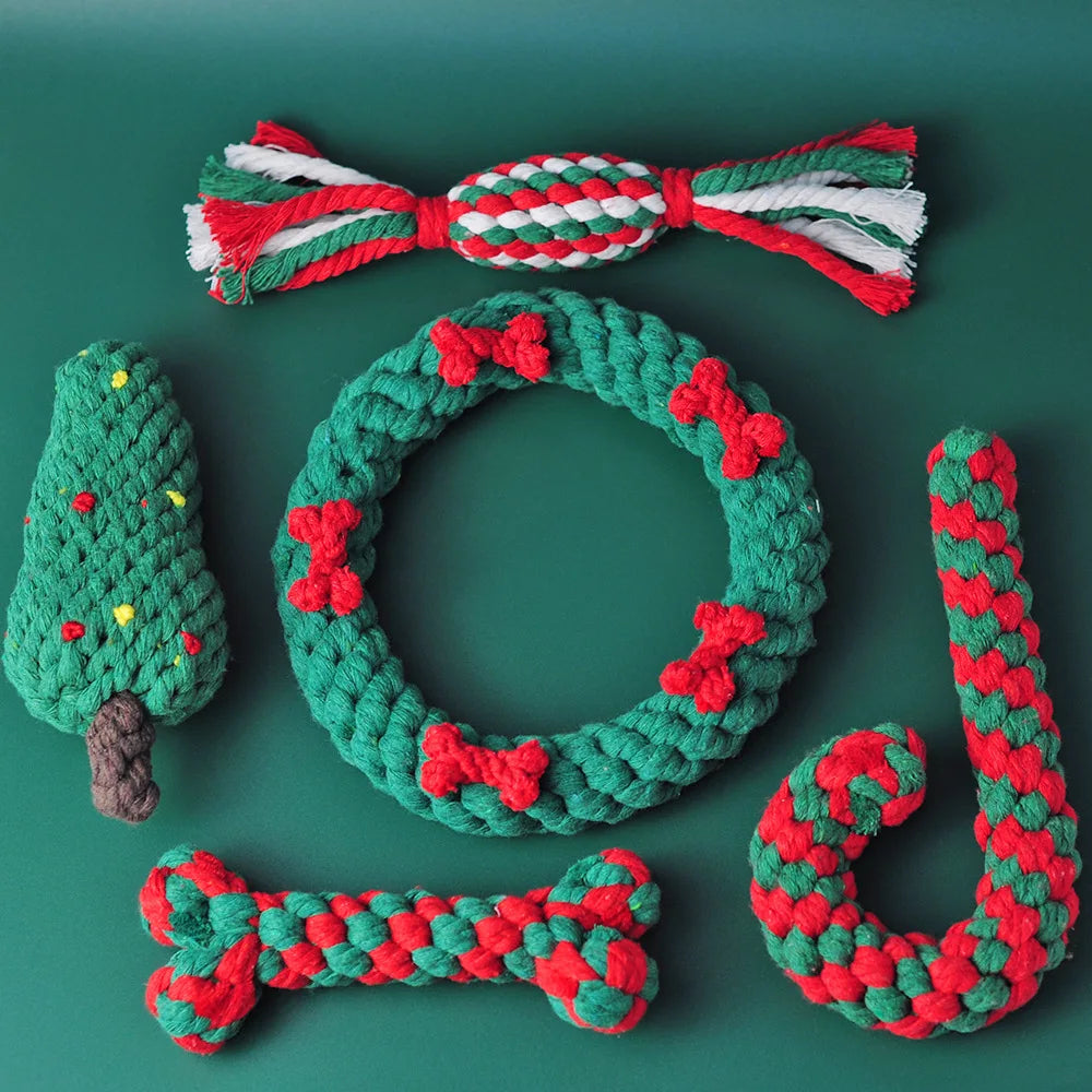 Christmas Rope Toy Set