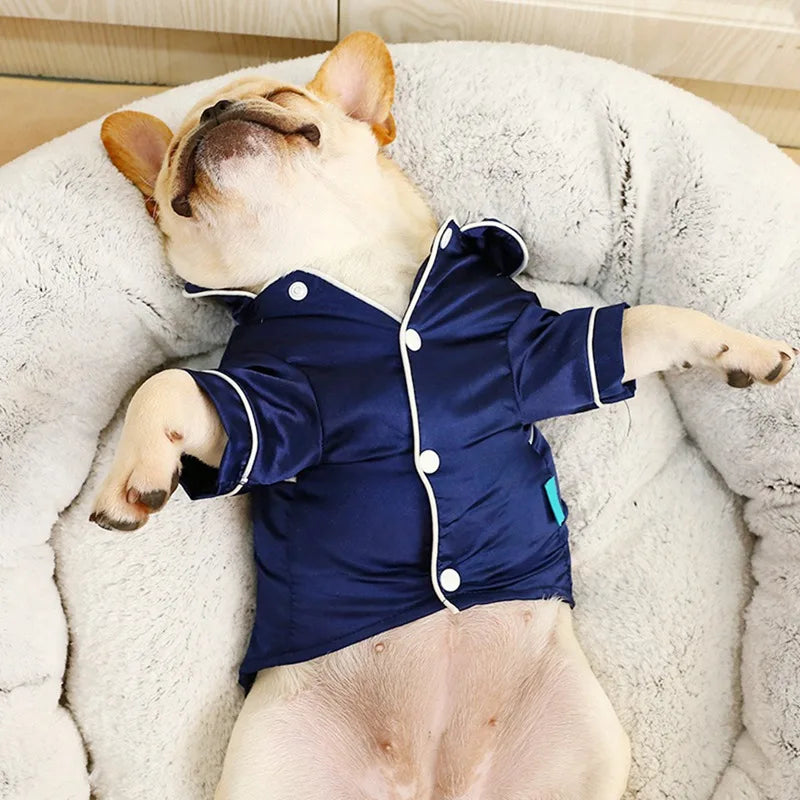 Soft Silk French Bulldog Pijamas for Dogs