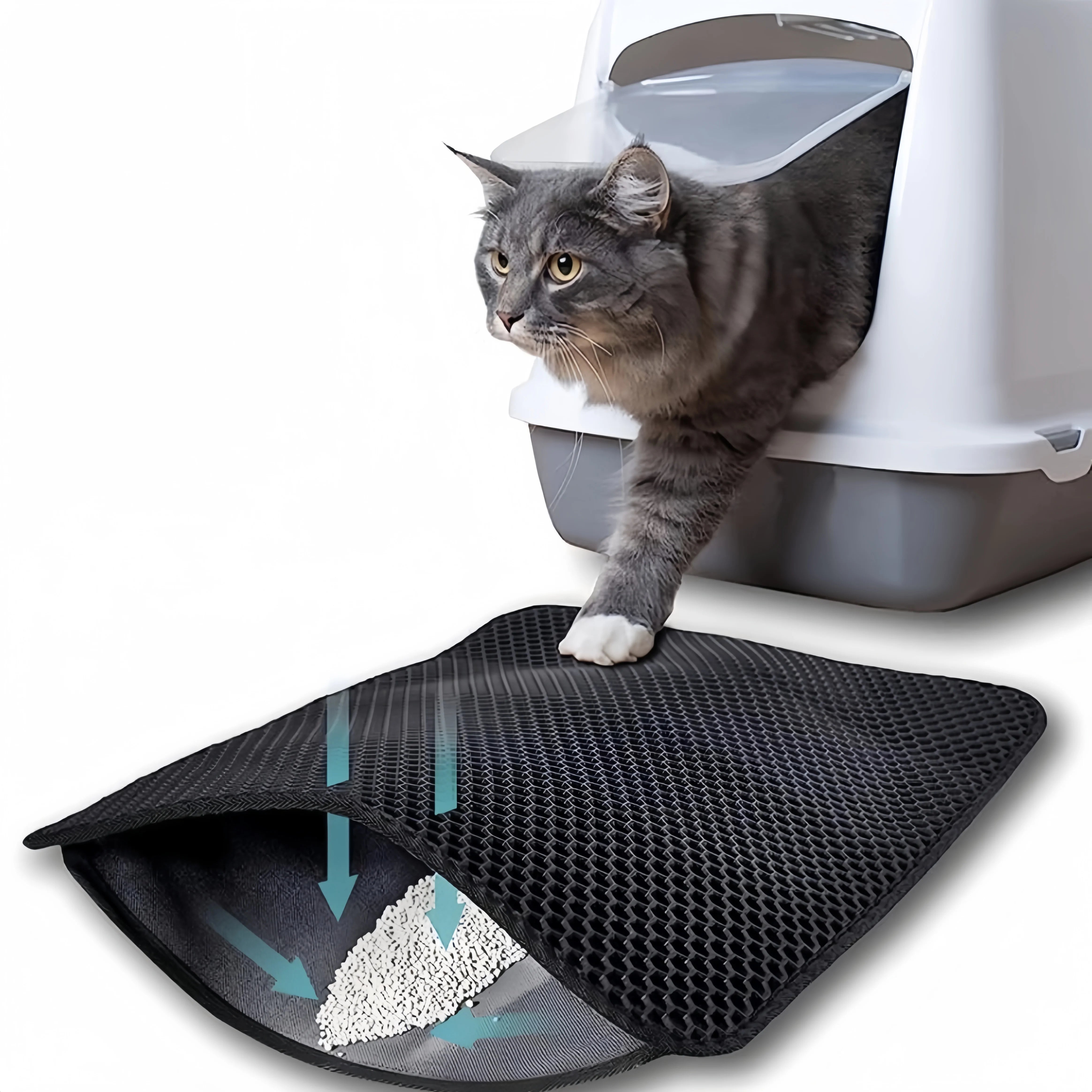 Large Waterproof Cat Litter Mat