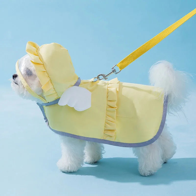 Dog Angel Raincoat Clothes