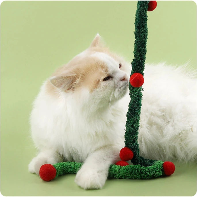 Christmas Cat Teaser Wand