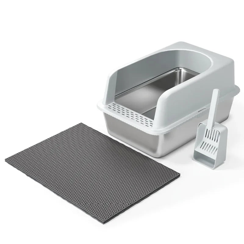 Large Stainless Steel Litter Box