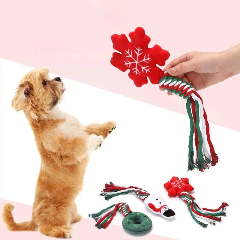 Christmas Squeaky Chew Toy