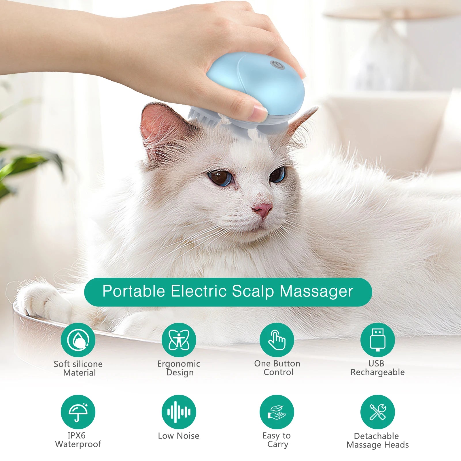 Electric Cat & Dog Massager